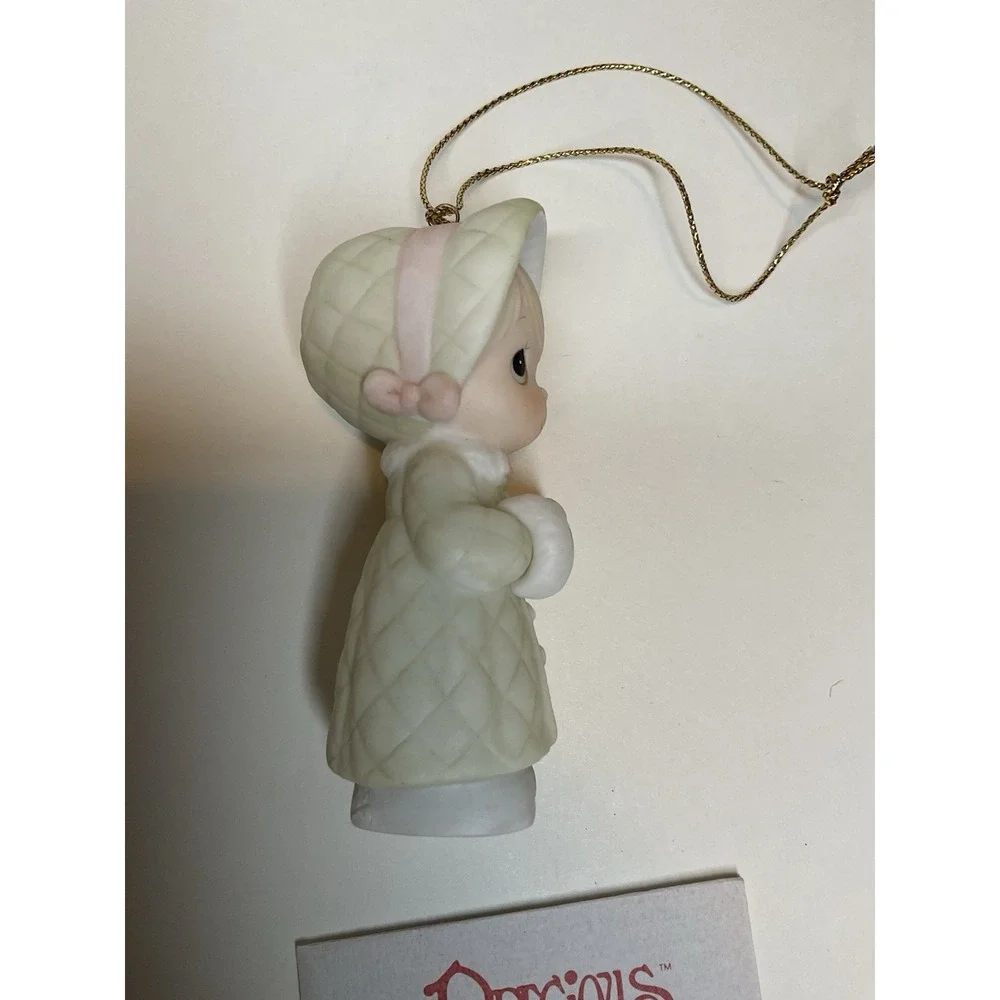 Vintage Christmas Ornament Precious Moments 1986‎ Wishing You A Cozy Christmas